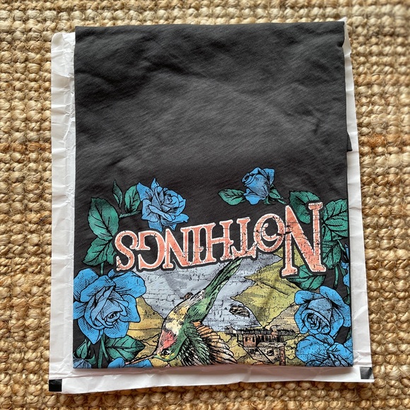 NEW Free People Spell Sweet Nothing Biker Tee - Picture 10 of 15